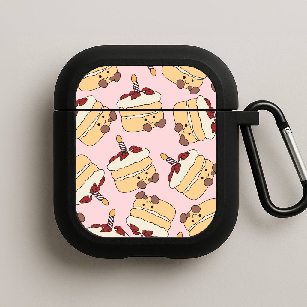 Cake Pattern - Plushy AirPods Case