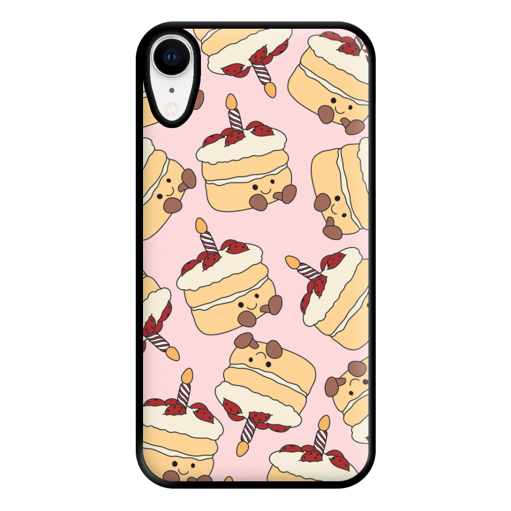 Cake Pattern - Plushy Phone Case for iPhone XR