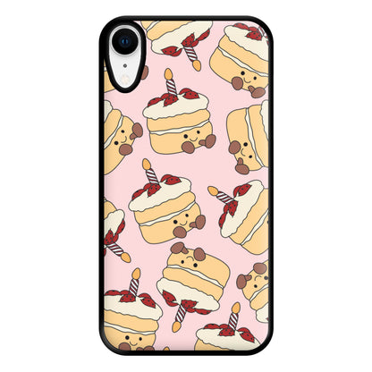 Cake Pattern - Plushy Phone Case for iPhone XR