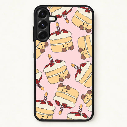 Cake Pattern - Plushy Phone Case for Galaxy A37