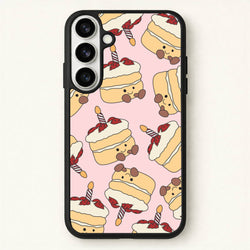 Cake Pattern - Plushy Phone Case for Galaxy S26 Plus