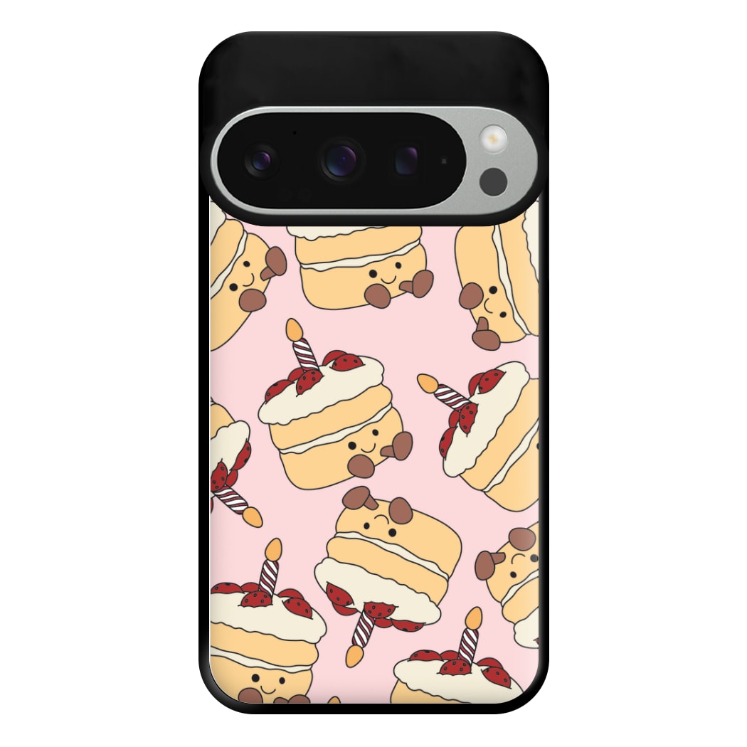 Cake Pattern - Plushy Phone Case for Google Pixel 9 Pro XL