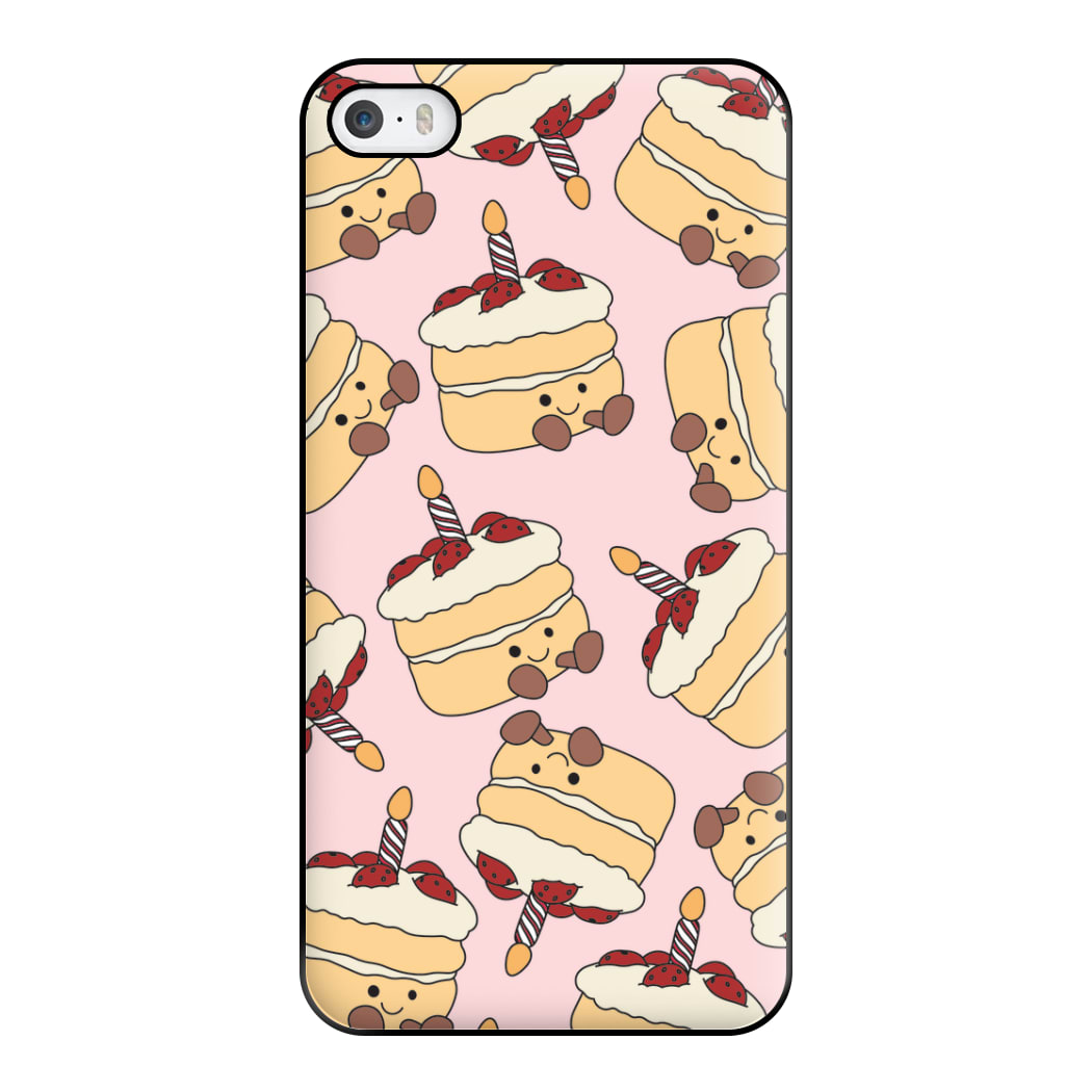 Cake Pattern - Plushy Phone Case for iPhone 5 / 5s / SE 2016