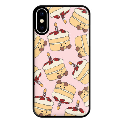 Cake Pattern - Plushy Phone Case for iPhone XS Max