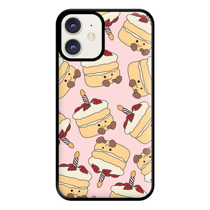 Cake Pattern - Plushy Phone Case for iPhone 12 / 12 Pro