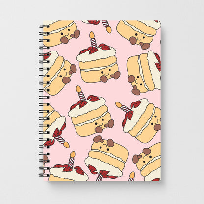 Cake Pattern - Plushy Notebook