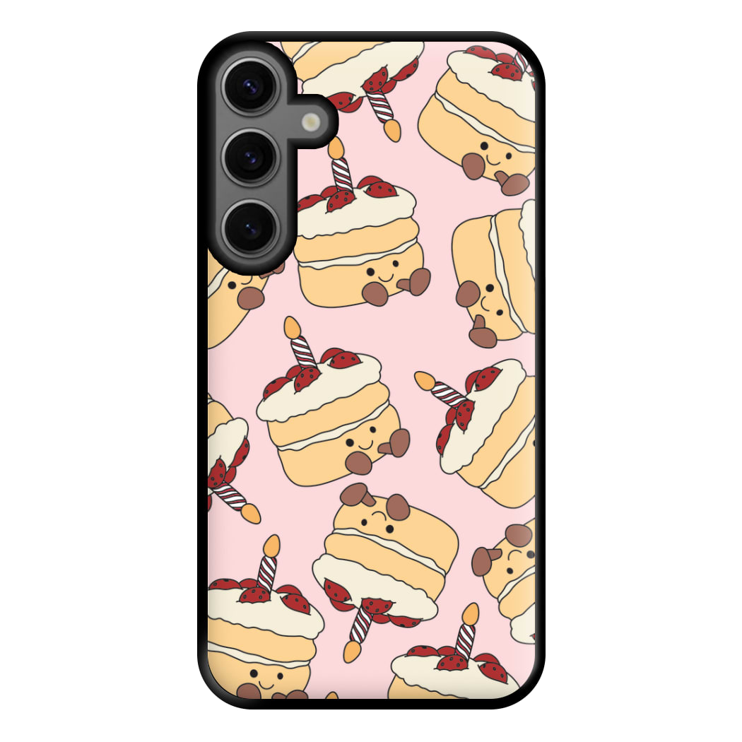 Cake Pattern - Plushy Phone Case for Galaxy S23FE