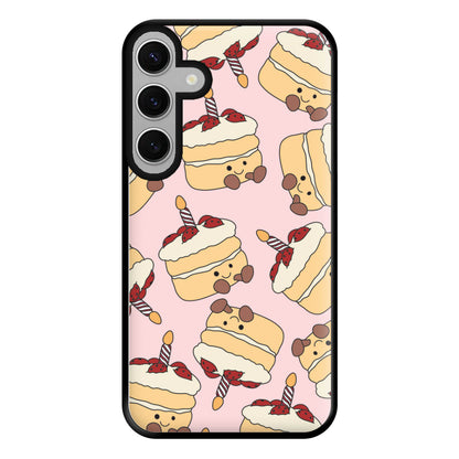 Cake Pattern - Plushy Phone Case for Galaxy S24FE