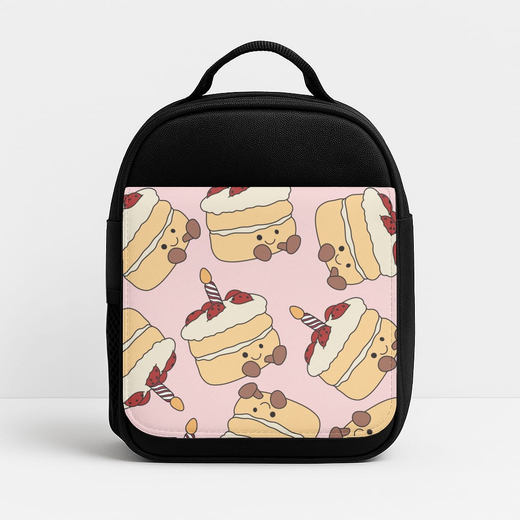Cake Pattern - Plushy Insulated Lunchbox