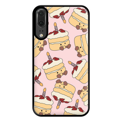 Cake Pattern - Plushy Phone Case for Huawei P20