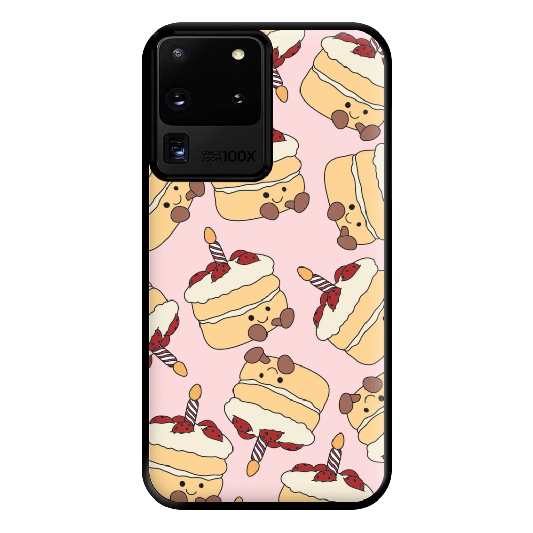 Cake Pattern - Plushy Phone Case for Galaxy S20 Ultra