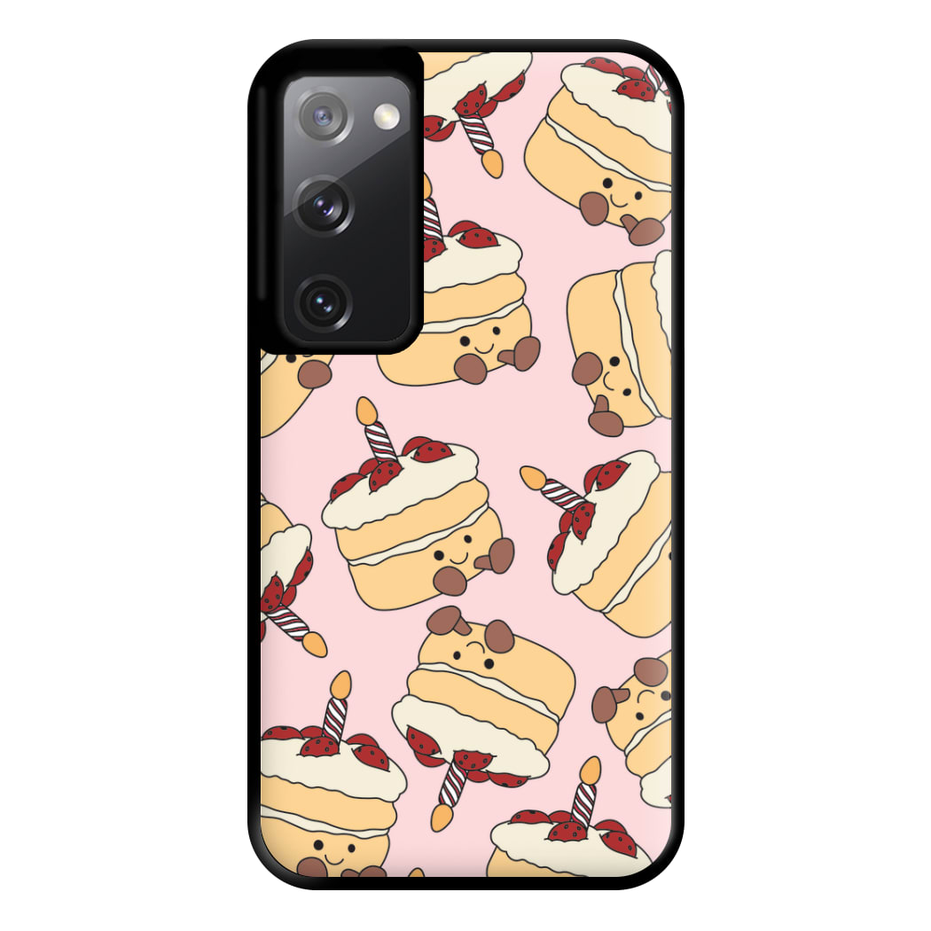 Cake Pattern - Plushy Phone Case for Galaxy S20FE