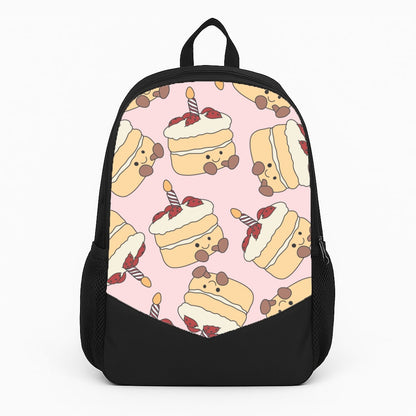 Cake Pattern - Plushy Large Backpack