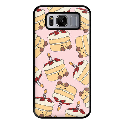 Cake Pattern - Plushy Phone Case for Galaxy S8 Plus