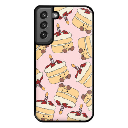 Cake Pattern - Plushy Phone Case for Galaxy S21FE