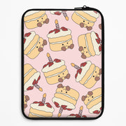 Cake Pattern - Plushy Laptop Sleeve 1