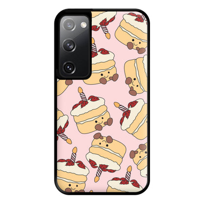 Cake Pattern - Plushy Phone Case for Galaxy S20