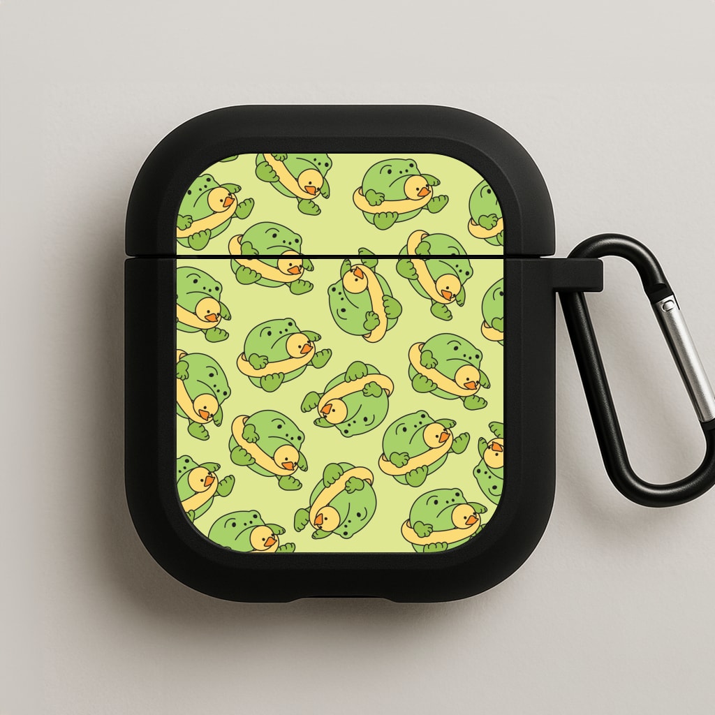 Frog Pattern - Plushy AirPods Case