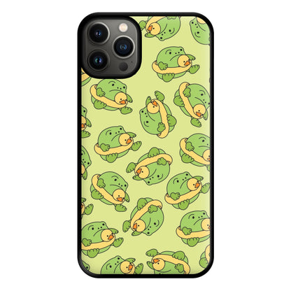 Frog Pattern - Plushy Phone Case for iPhone 13