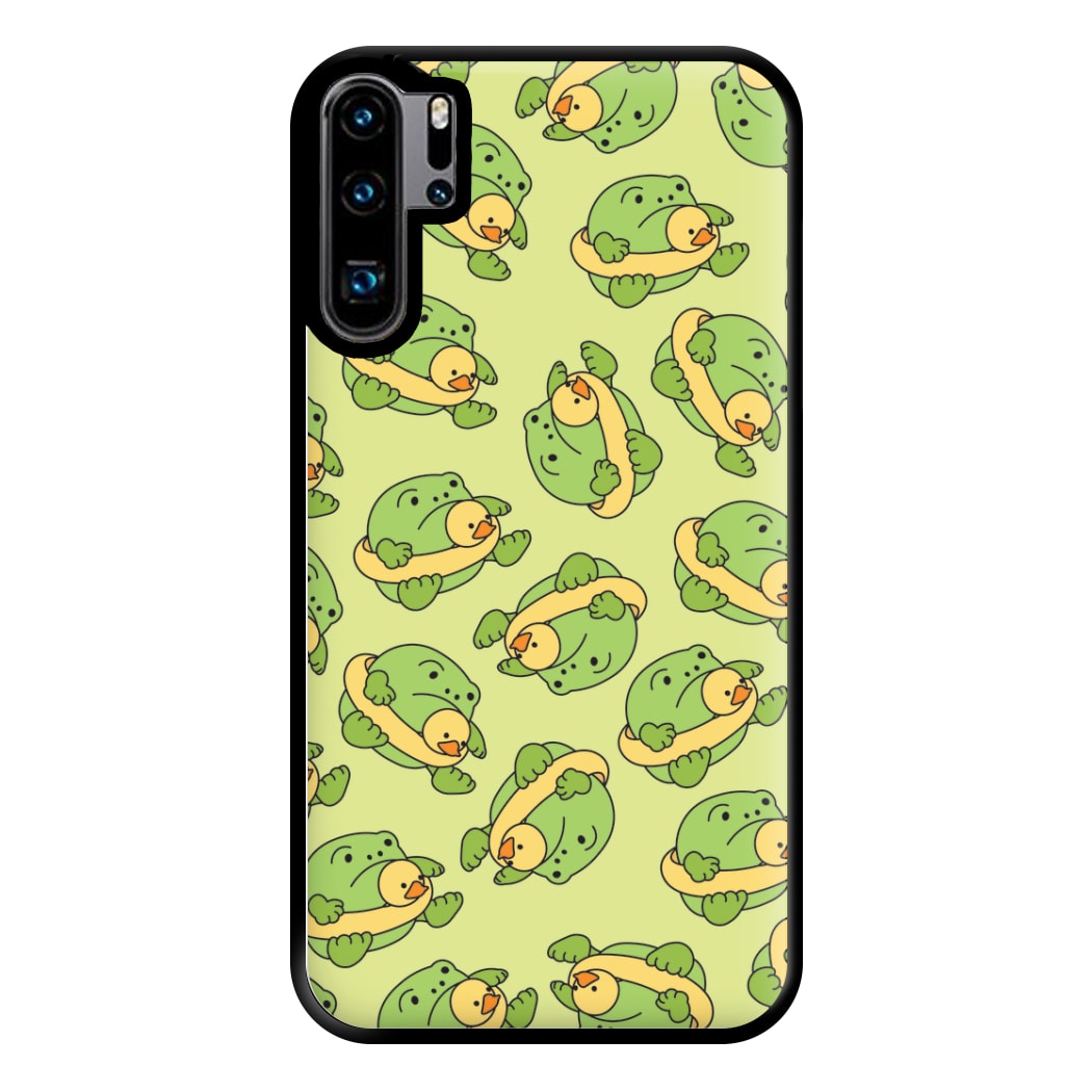 Frog Pattern - Plushy Phone Case for Huawei P30 Pro