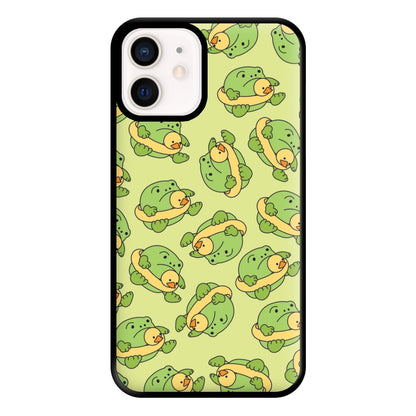 Frog Pattern - Plushy Phone Case for iPhone 12 Mini