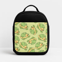Frog Pattern - Plushy Lunchbox