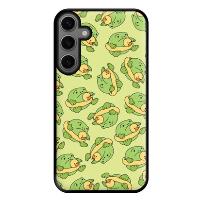 Frog Pattern - Plushy Phone Case for Galaxy S23FE