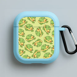 Frog Pattern - Plushy Blue AirPods Case