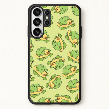 Frog Pattern - Plushy Phone Case for Galaxy S26 Ultra