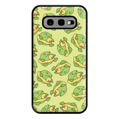 Frog Pattern - Plushy Phone Case for Galaxy S10e