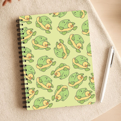 Frog Pattern - Plushy Notepad