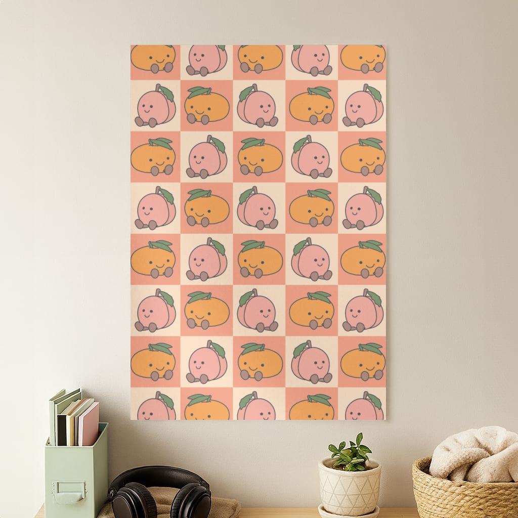 Oranges And Peaches - Plushy Poster