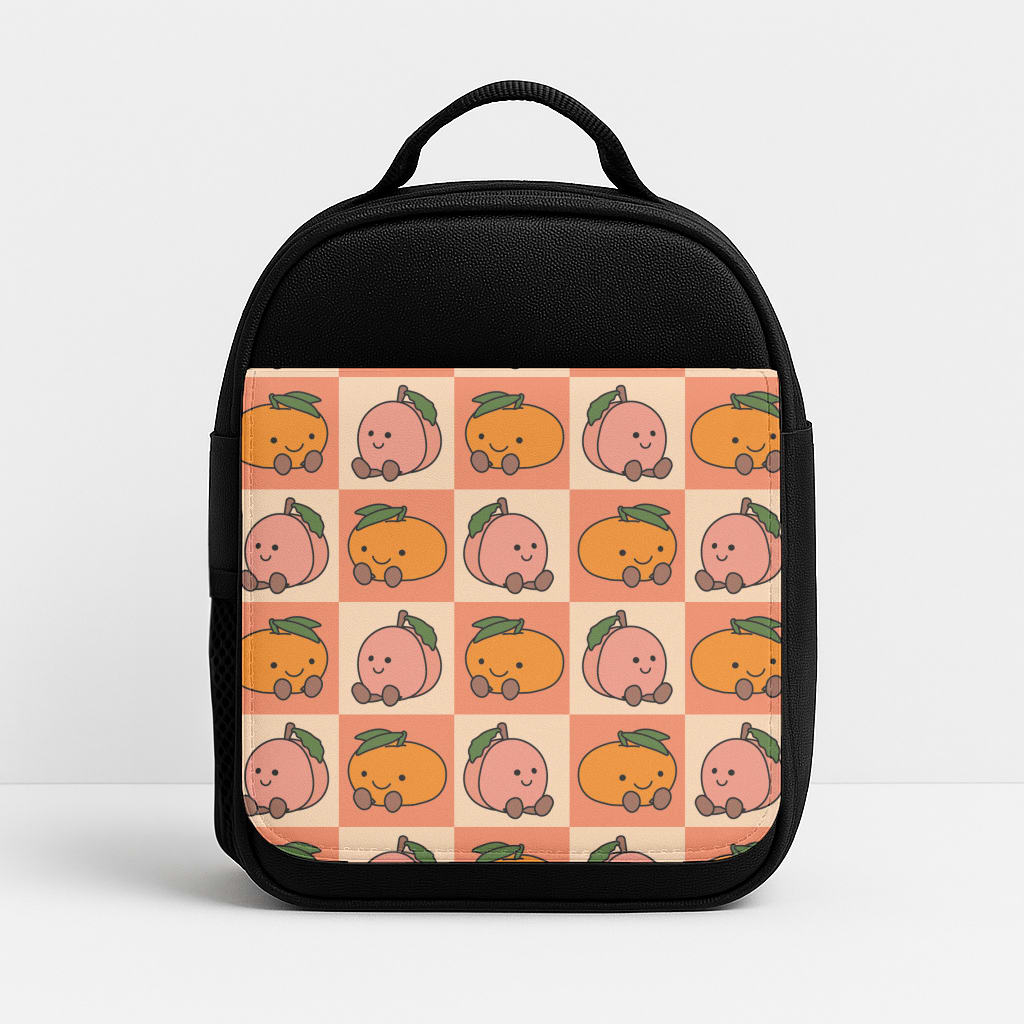 Oranges And Peaches - Plushy Insulated Lunchbox