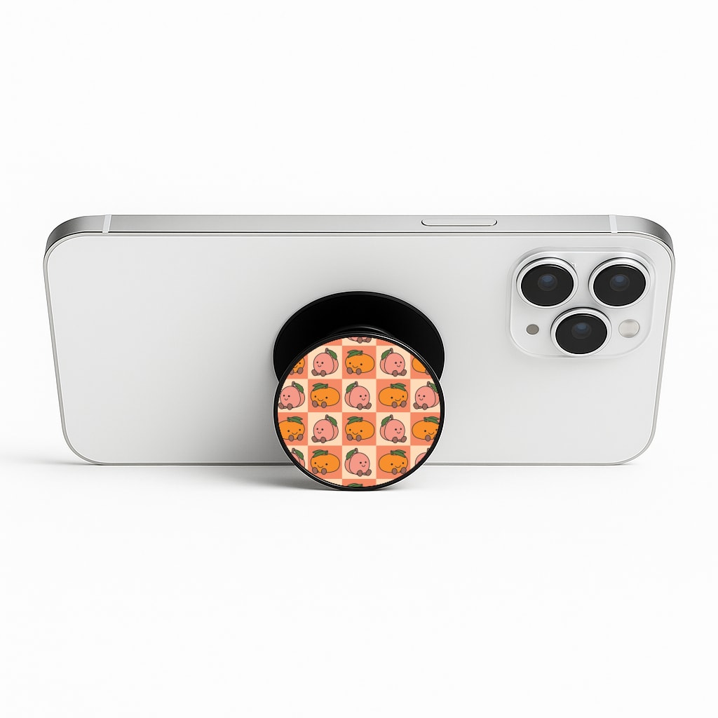 Oranges And Peaches - Plushy Phone Stand