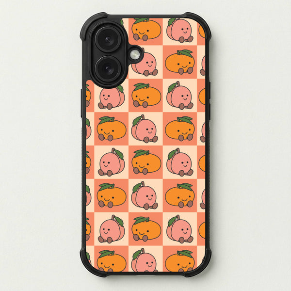 Oranges And Peaches - Plushy Phone Case — Bumper case