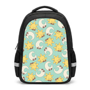 Stars And Moon Pattern - Plushy Backpack 1