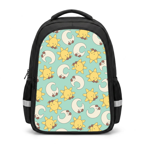 Stars And Moon Pattern - Plushy Backpack