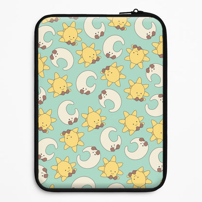 Stars And Moon Pattern - Plushy Universal Laptop Sleeve