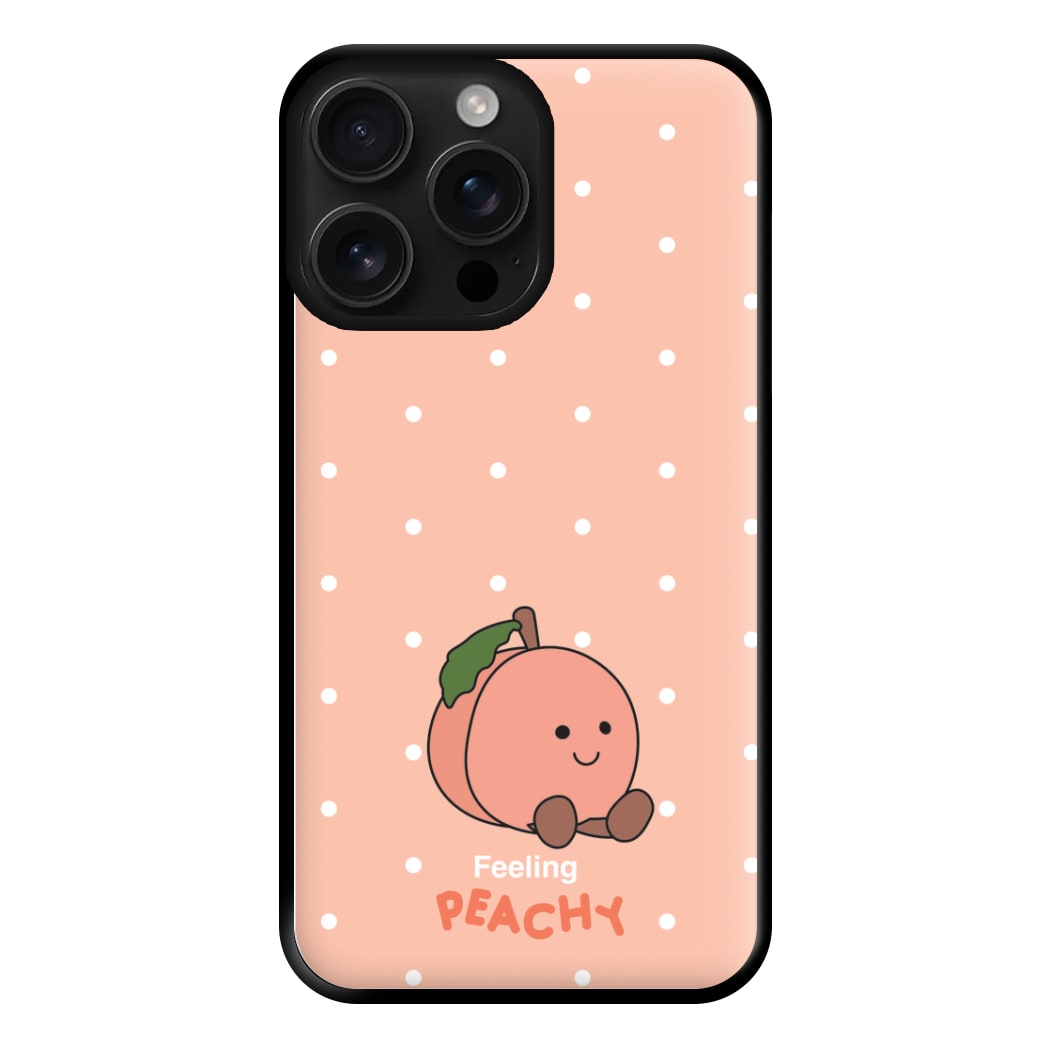 Peach Pattern Phone Case