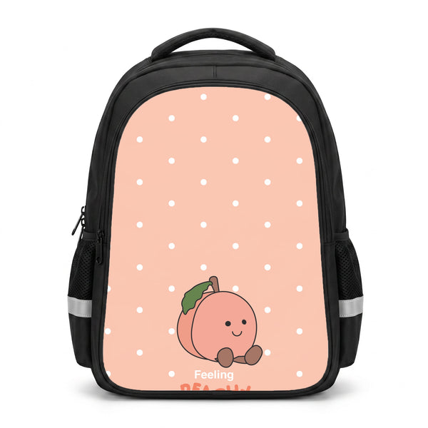 Peach Pattern Backpack