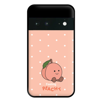 Peach Pattern Phone Case for Google Pixel 6a