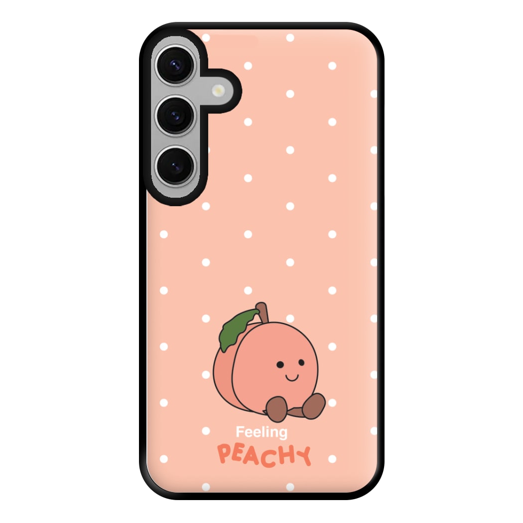 Peach Pattern Phone Case for Galaxy S24FE