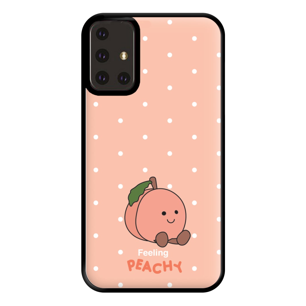 Peach Pattern Phone Case for Galaxy A71