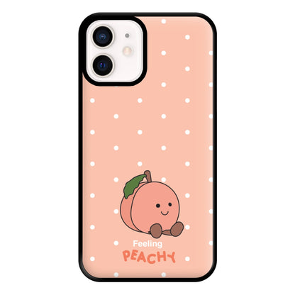 Peach Pattern Phone Case for iPhone 12 Mini