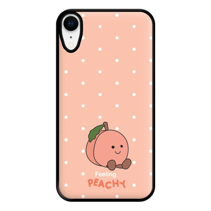 Peach Pattern Phone Case for iPhone XR