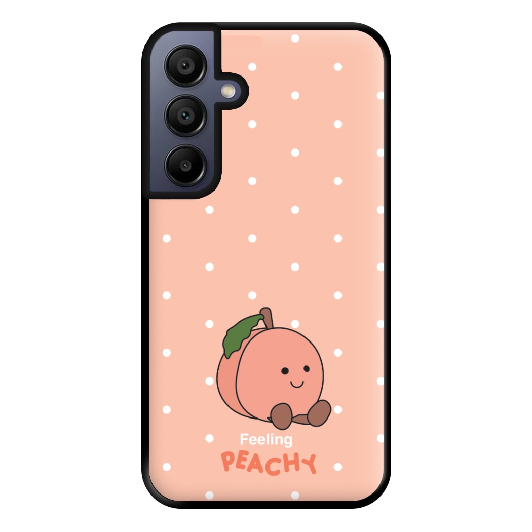 Peach Pattern Phone Case for Galaxy A15