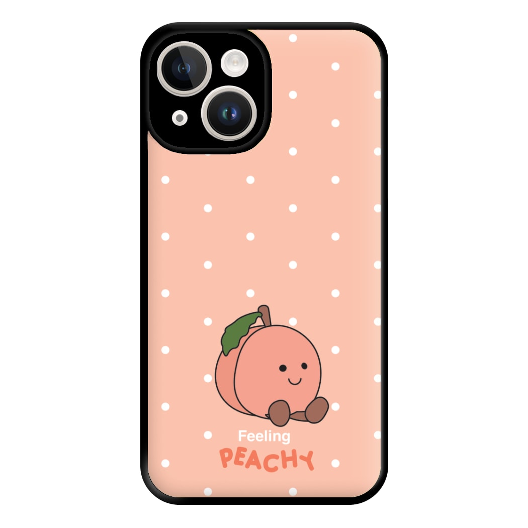 Peach Pattern Phone Case for iPhone 14