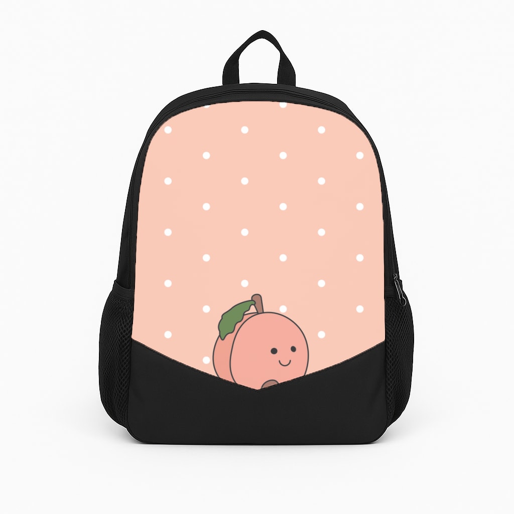 Peach Pattern Backpack
