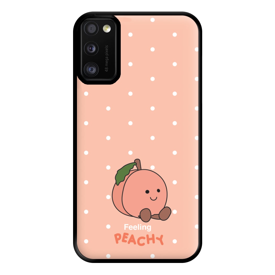 Peach Pattern Phone Case for Galaxy A41