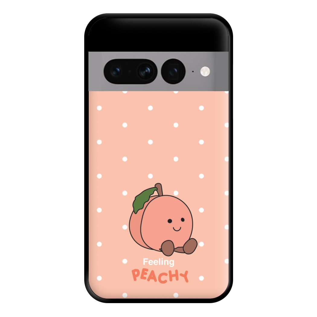 Peach Pattern Phone Case for Google Pixel 7 Pro